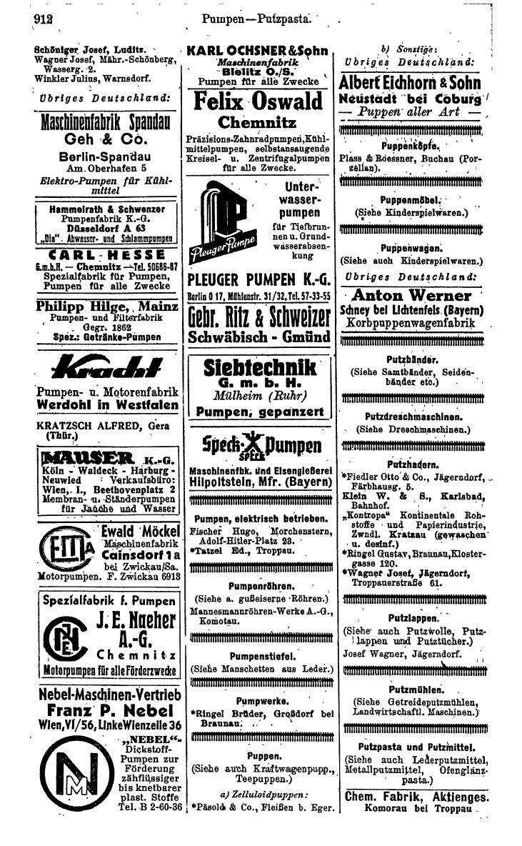 Compass. Kommerzielles Jahrbuch 1943: Sudetenland. - Seite 966