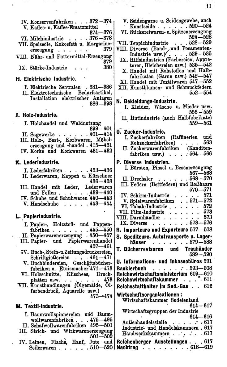 Compass. Kommerzielles Jahrbuch 1942: Sudetenland. - Seite 19
