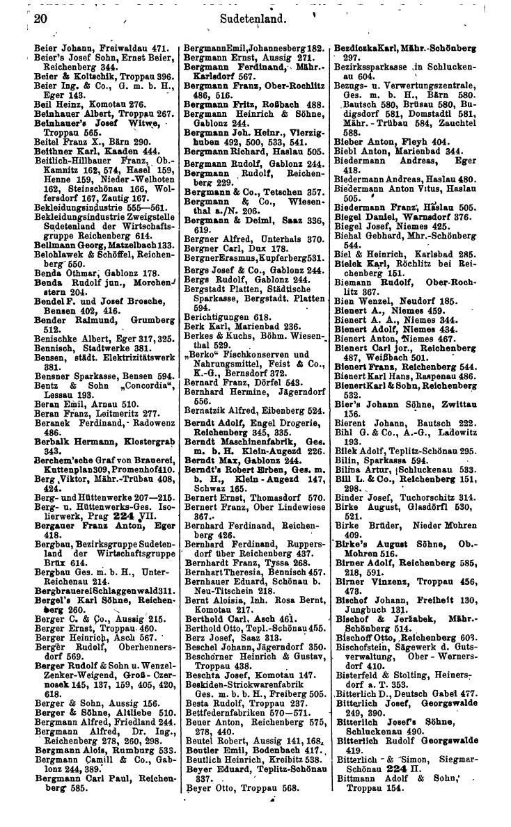 Compass. Kommerzielles Jahrbuch 1942: Sudetenland. - Seite 30