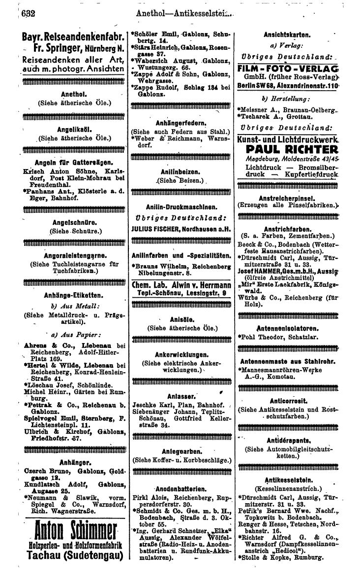 Compass. Kommerzielles Jahrbuch 1942: Sudetenland. - Seite 678