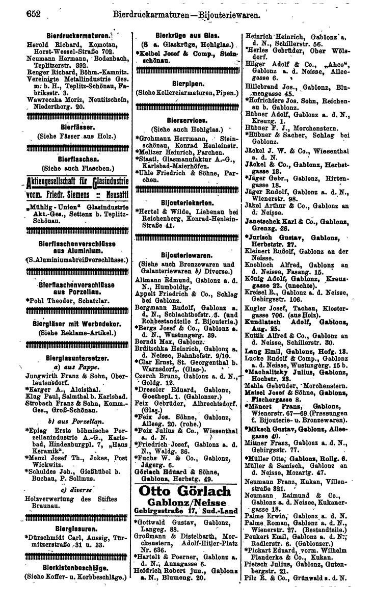 Compass. Kommerzielles Jahrbuch 1942: Sudetenland. - Page 698