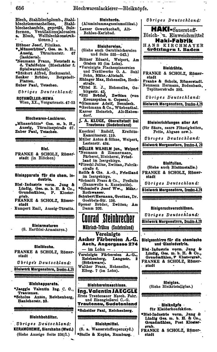 Compass. Kommerzielles Jahrbuch 1942: Sudetenland. - Page 702