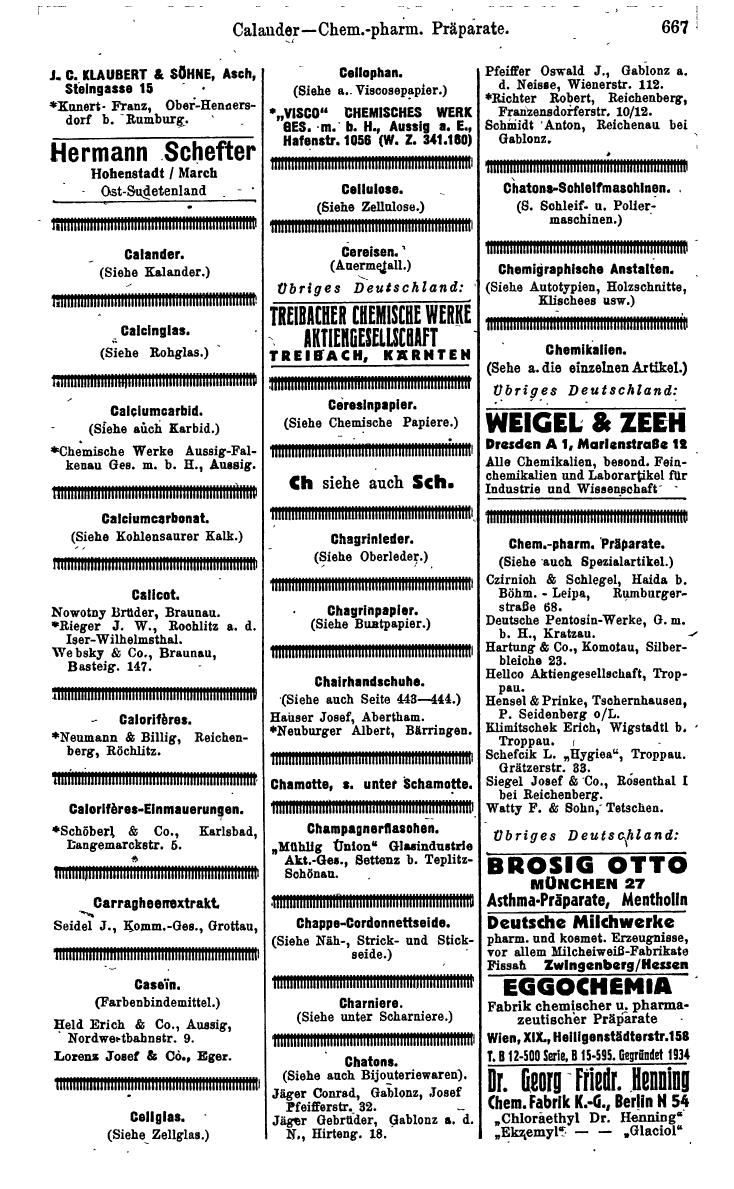 Compass. Kommerzielles Jahrbuch 1942: Sudetenland. - Seite 713