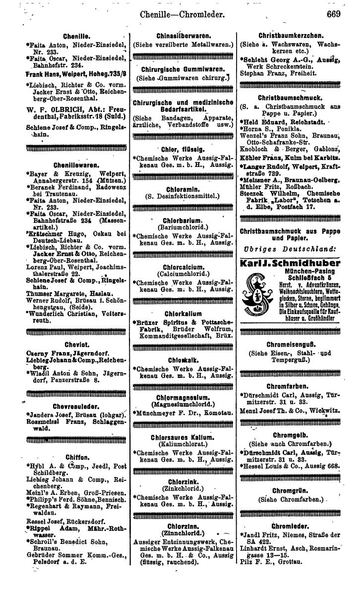 Compass. Kommerzielles Jahrbuch 1942: Sudetenland. - Seite 715