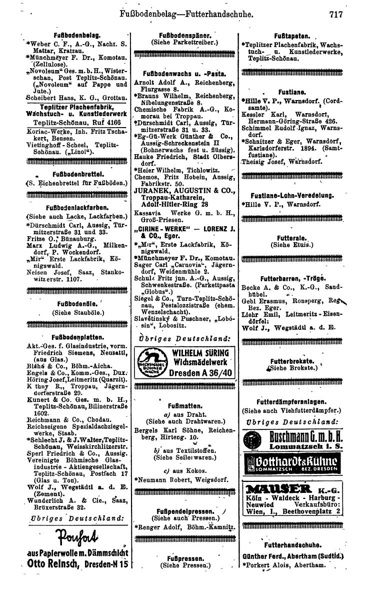 Compass. Kommerzielles Jahrbuch 1942: Sudetenland. - Page 763