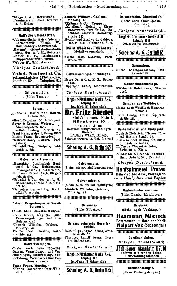Compass. Kommerzielles Jahrbuch 1942: Sudetenland. - Seite 765