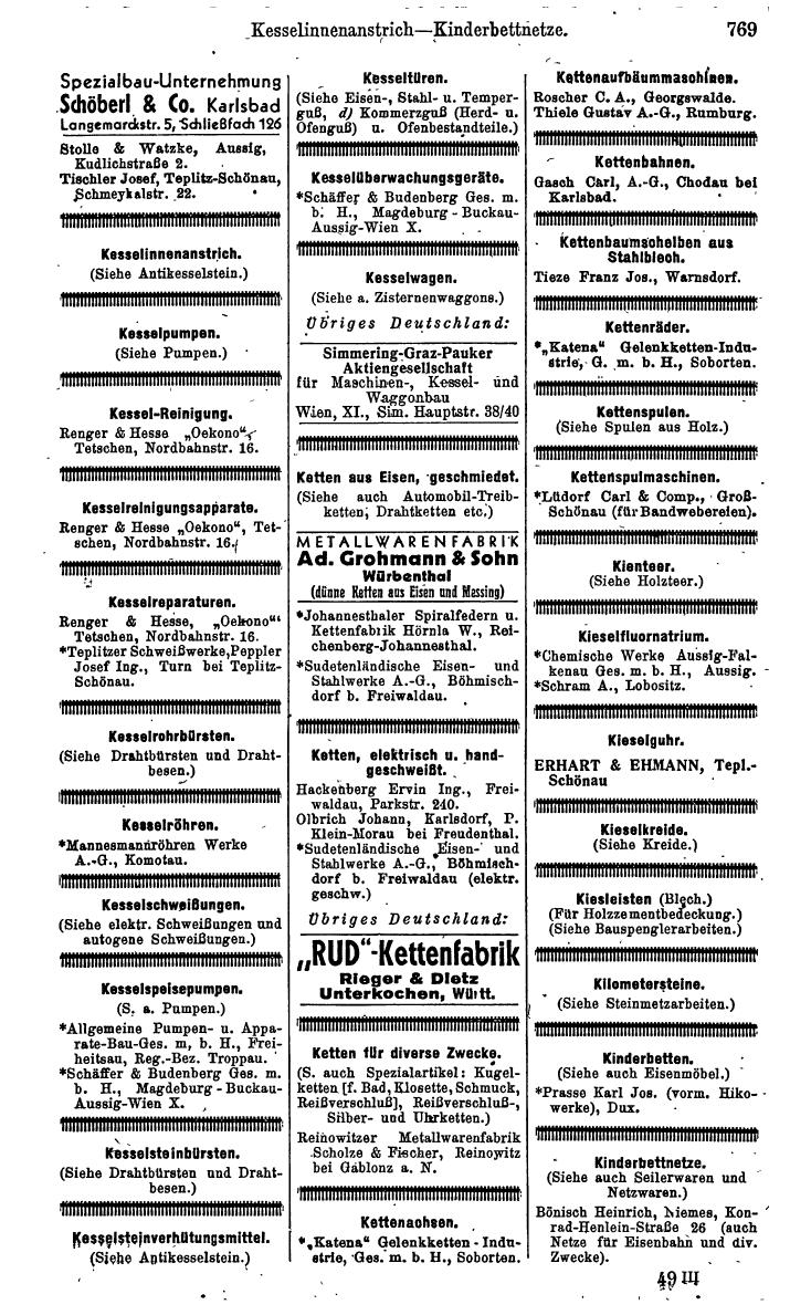 Compass. Kommerzielles Jahrbuch 1942: Sudetenland. - Seite 815