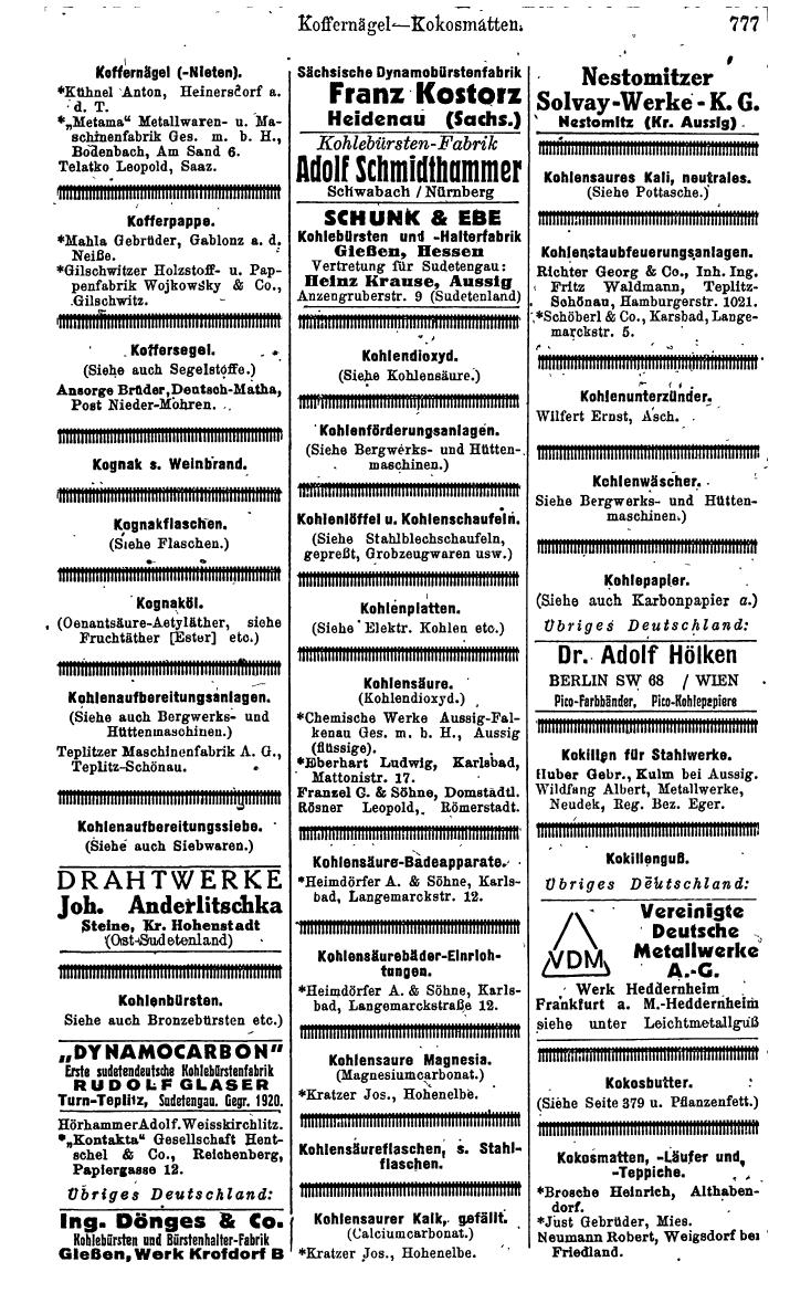 Compass. Kommerzielles Jahrbuch 1942: Sudetenland. - Seite 823