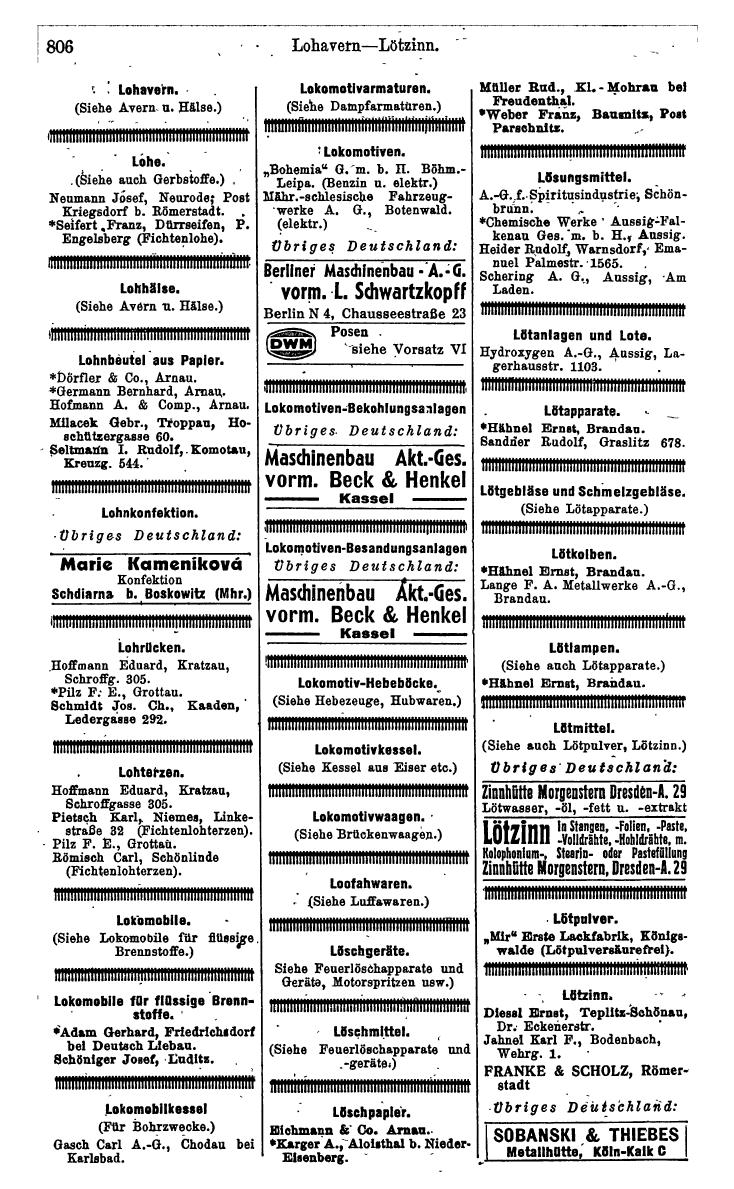 Compass. Kommerzielles Jahrbuch 1942: Sudetenland. - Seite 852