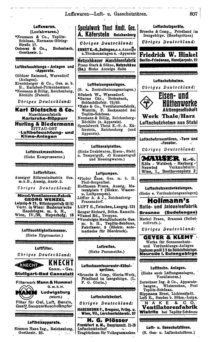 Compass. Kommerzielles Jahrbuch 1942: Sudetenland. - Seite 853