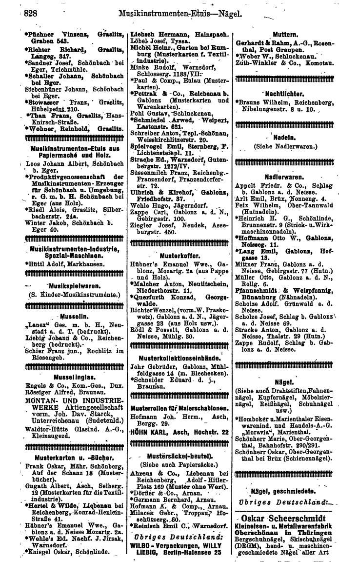 Compass. Kommerzielles Jahrbuch 1942: Sudetenland. - Seite 874