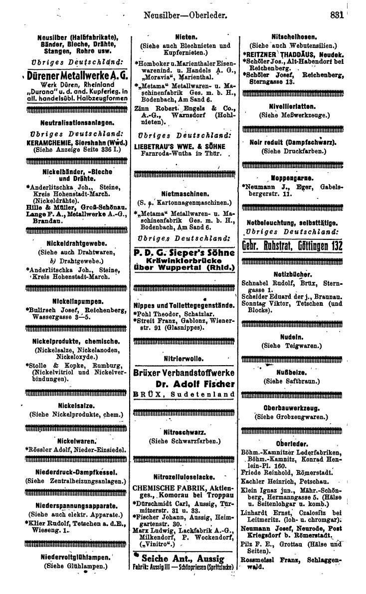 Compass. Kommerzielles Jahrbuch 1942: Sudetenland. - Page 877