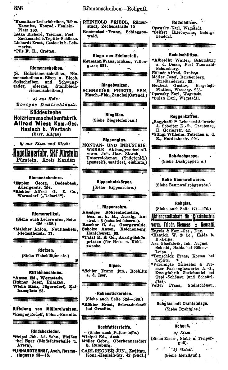 Compass. Kommerzielles Jahrbuch 1942: Sudetenland. - Seite 904