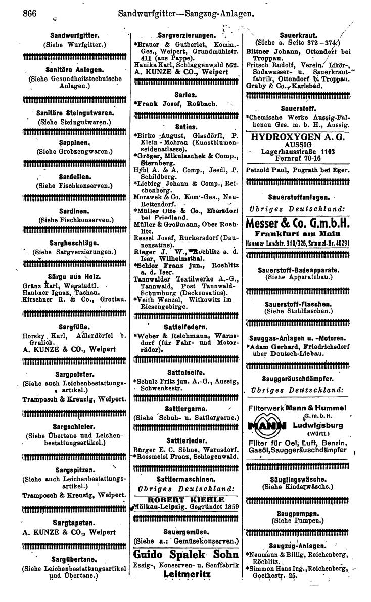 Compass. Kommerzielles Jahrbuch 1942: Sudetenland. - Seite 912