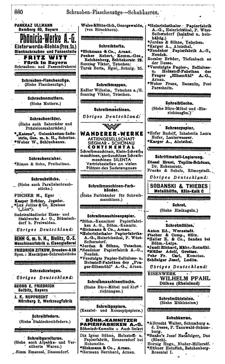 Compass. Kommerzielles Jahrbuch 1942: Sudetenland. - Seite 926