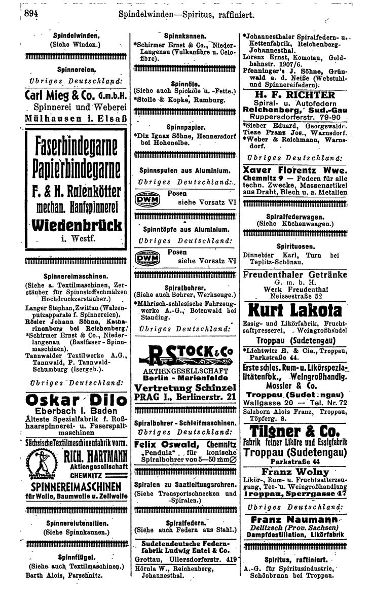 Compass. Kommerzielles Jahrbuch 1942: Sudetenland. - Seite 940