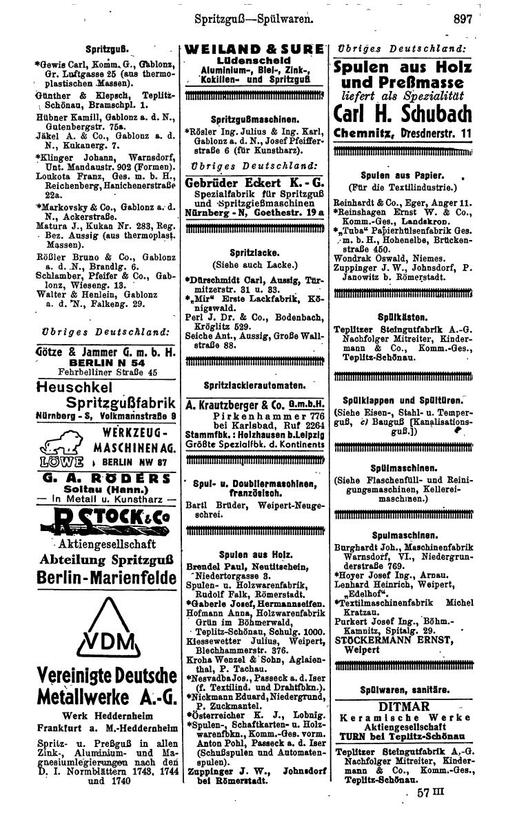 Compass. Kommerzielles Jahrbuch 1942: Sudetenland. - Seite 943