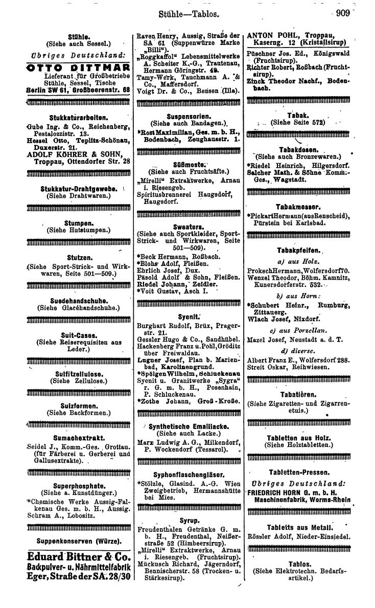 Compass. Kommerzielles Jahrbuch 1942: Sudetenland. - Seite 955