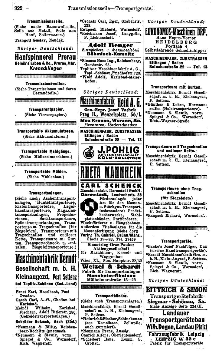Compass. Kommerzielles Jahrbuch 1942: Sudetenland. - Seite 968
