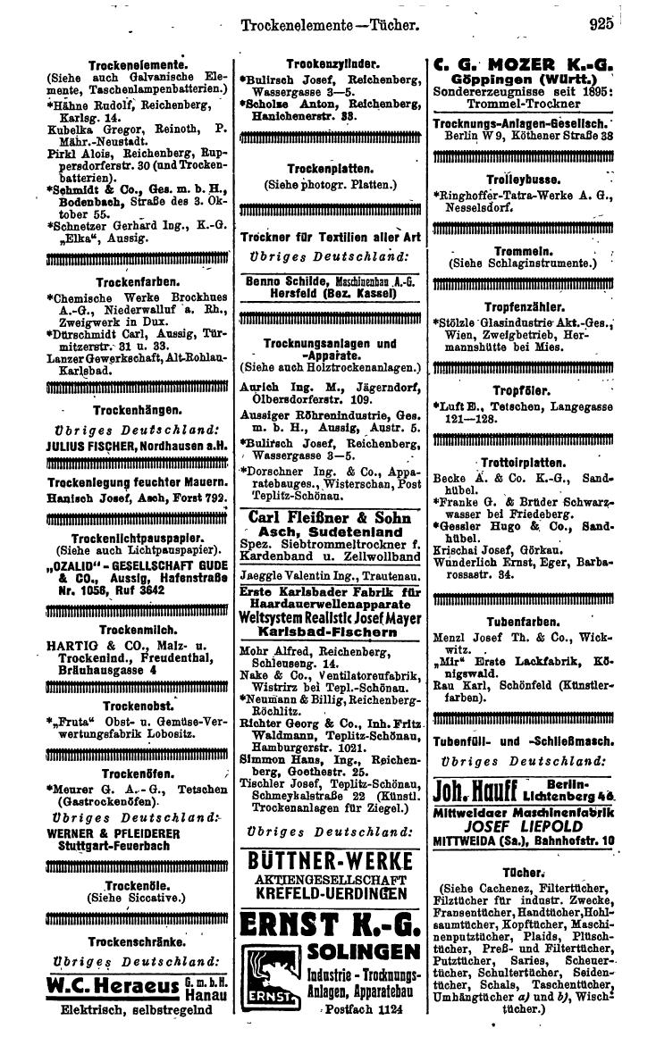 Compass. Kommerzielles Jahrbuch 1942: Sudetenland. - Seite 971