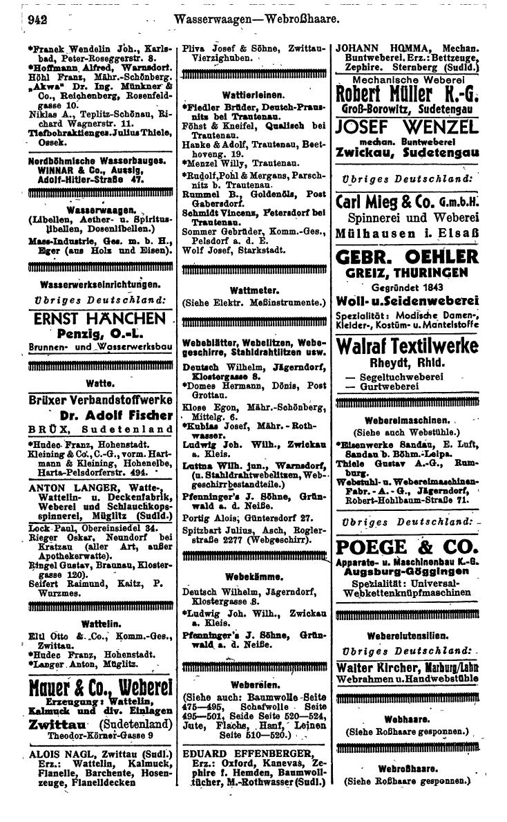 Compass. Kommerzielles Jahrbuch 1942: Sudetenland. - Seite 988