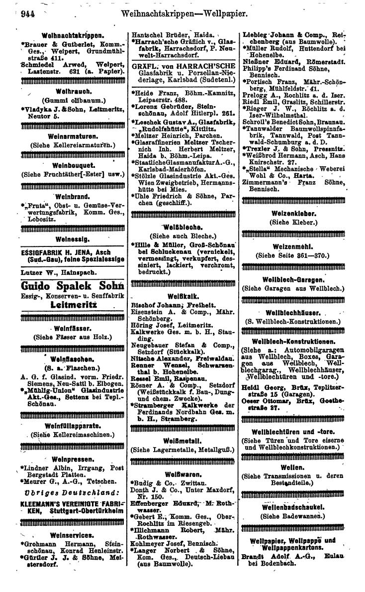 Compass. Kommerzielles Jahrbuch 1942: Sudetenland. - Seite 990