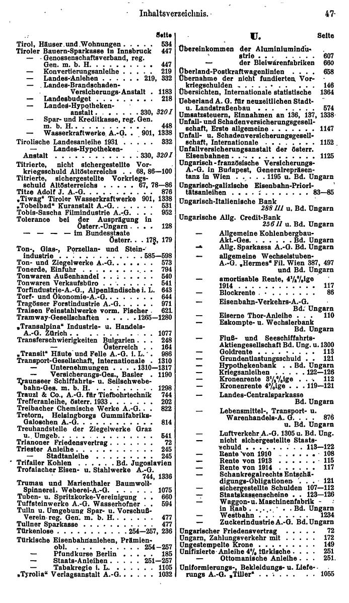 Compass. Finanzielles Jahrbuch 1938: Österreich. - Seite 51