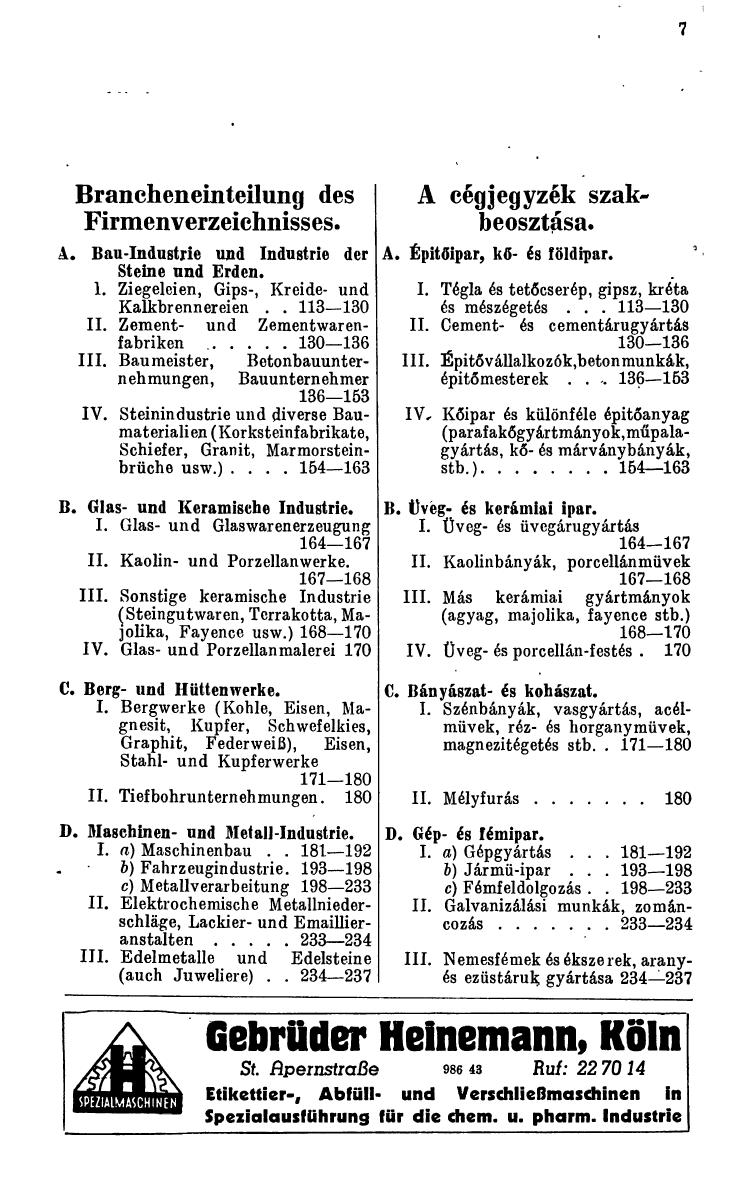 Compass. Kommerzielles Jahrbuch 1943: Ungarn. - Seite 11