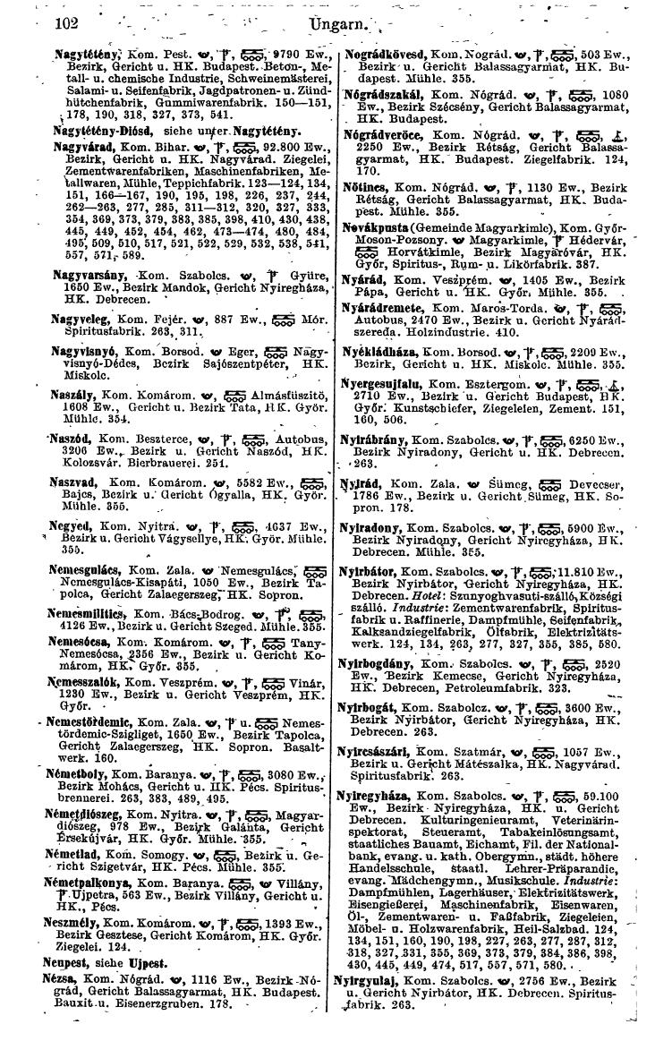 Compass. Kommerzielles Jahrbuch 1943: Ungarn. - Page 124