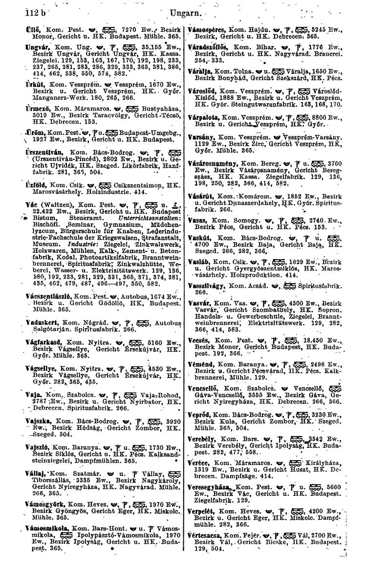 Compass. Kommerzielles Jahrbuch 1943: Ungarn. - Seite 136