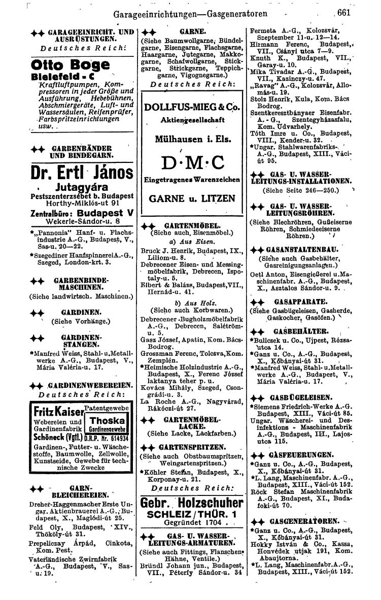 Compass. Kommerzielles Jahrbuch 1943: Ungarn. - Page 723