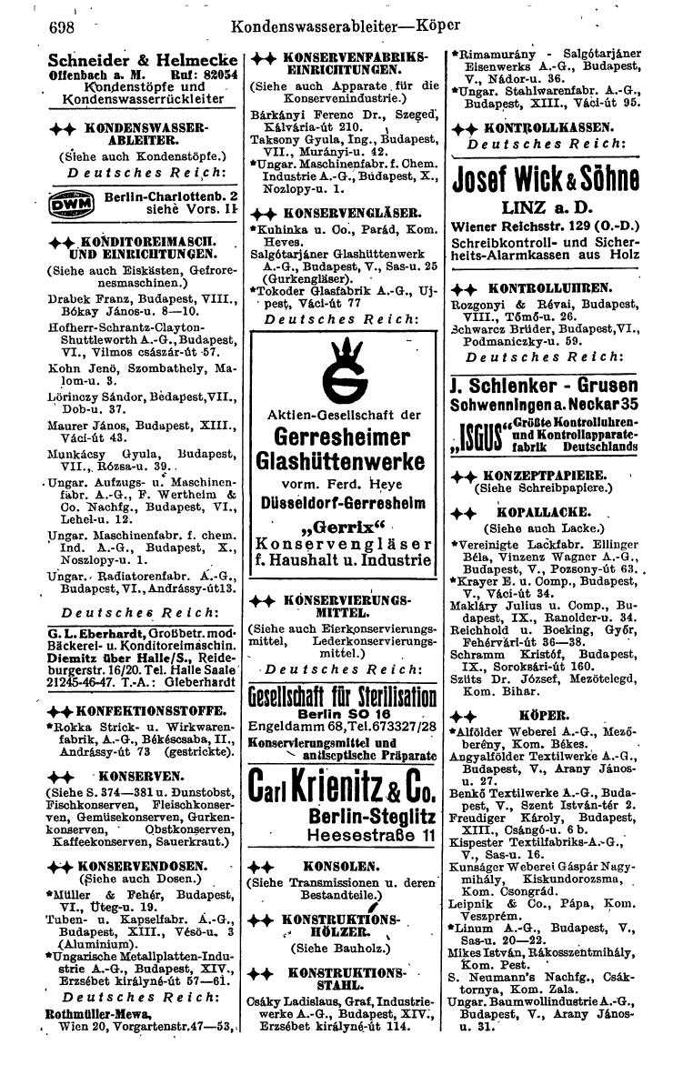 Compass. Kommerzielles Jahrbuch 1943: Ungarn. - Seite 760