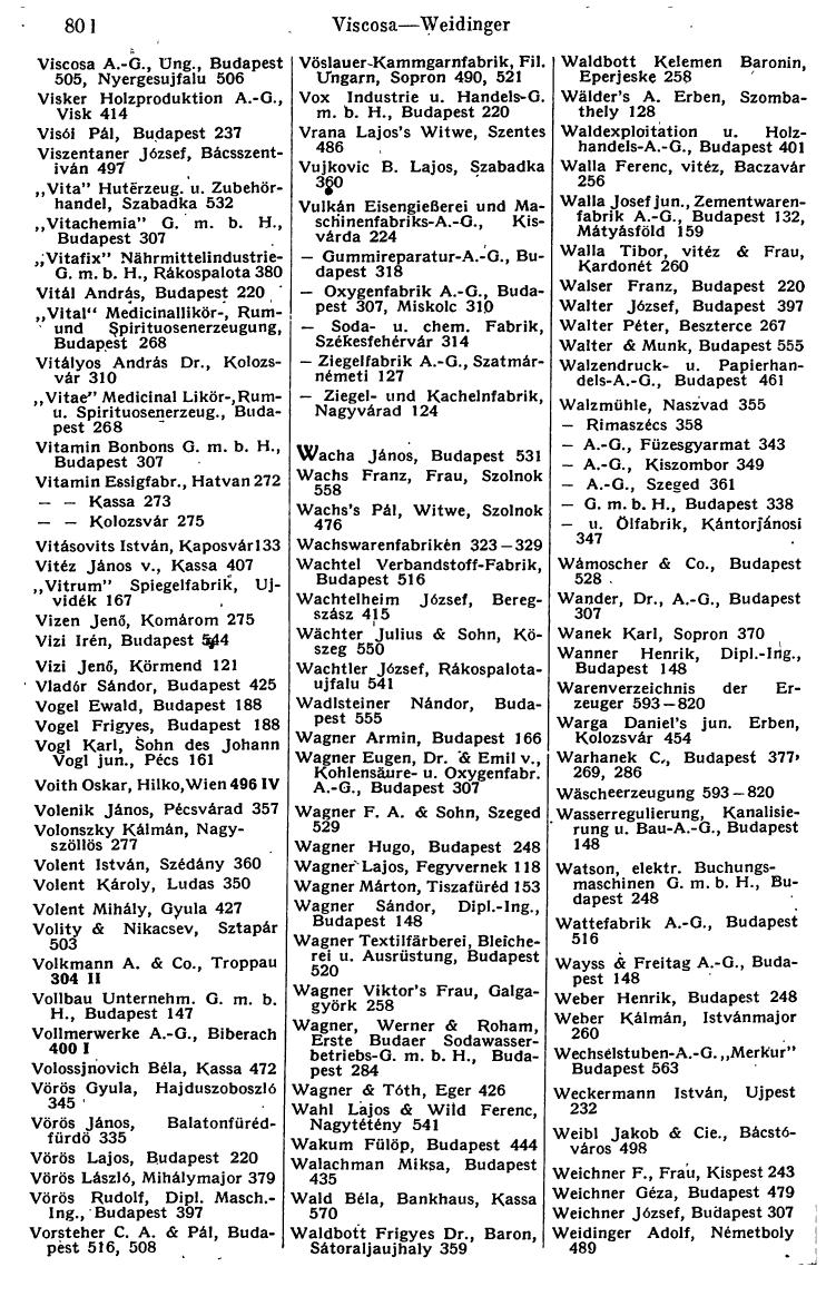 Compass. Kommerzielles Jahrbuch 1943: Ungarn. - Seite 98