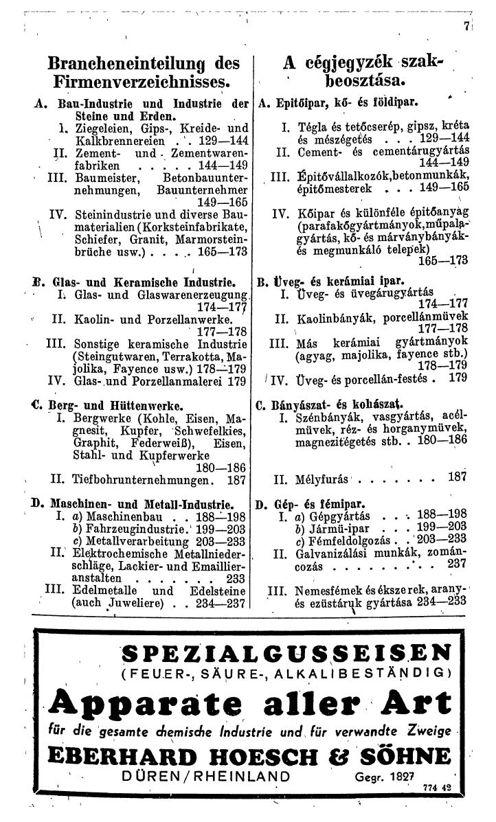 Compass. Kommerzielles Jahrbuch 1942: Ungarn. - Page 13