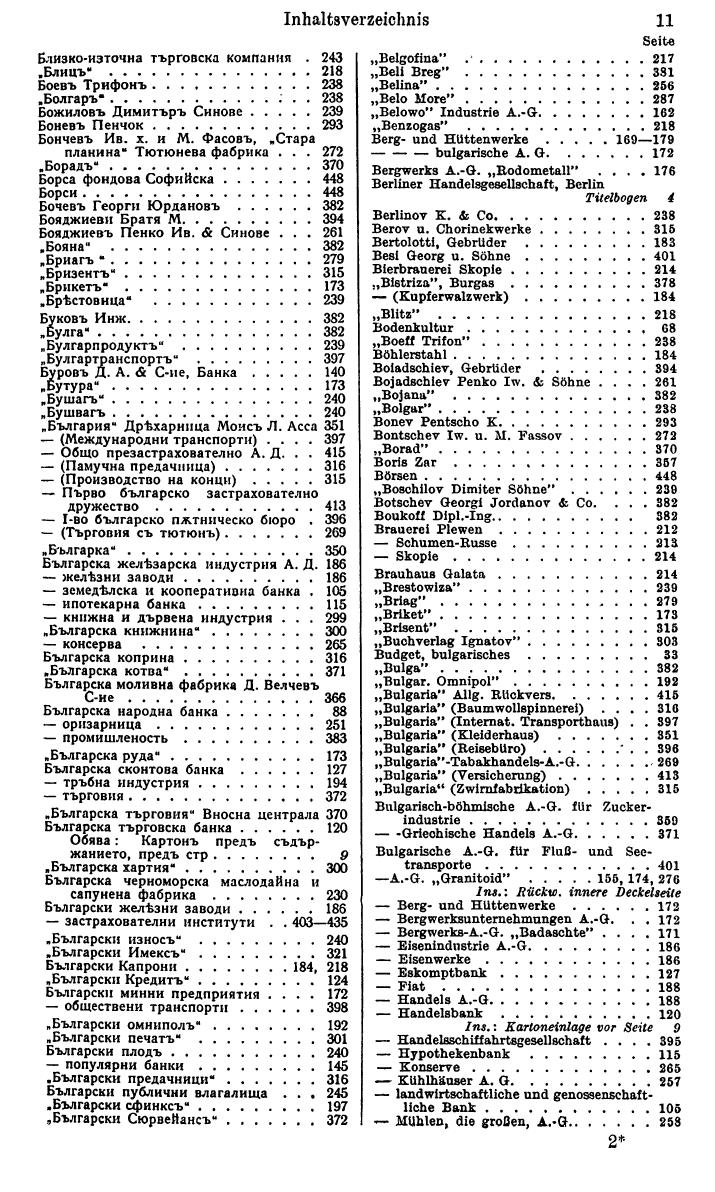 Compass. Finanzielles Jahrbuch 1942: Bulgarien. - Seite 17