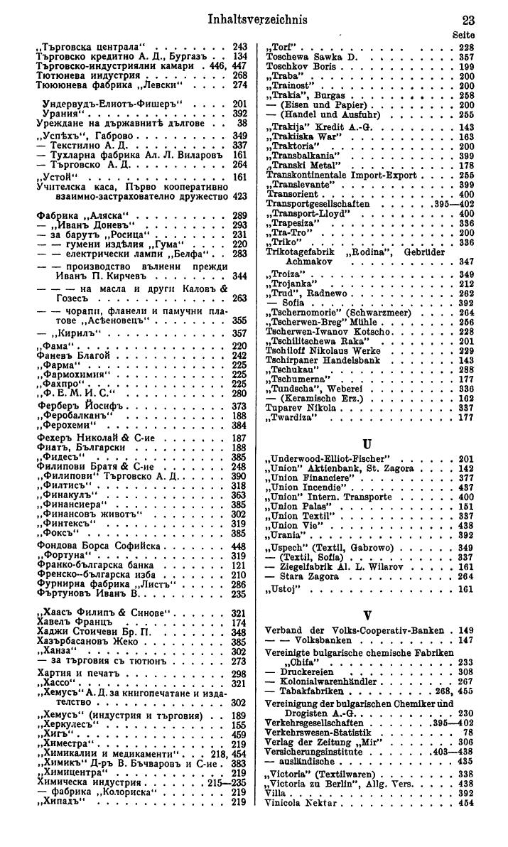 Compass. Finanzielles Jahrbuch 1942: Bulgarien. - Seite 29