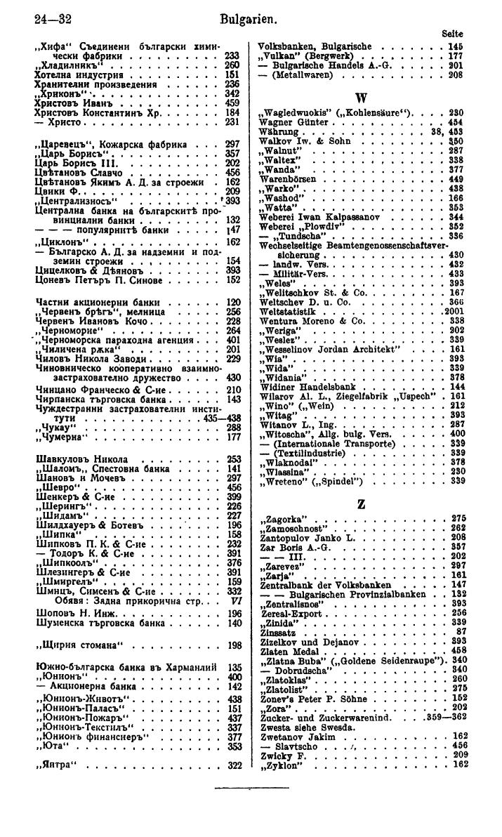 Compass. Finanzielles Jahrbuch 1942: Bulgarien. - Seite 30