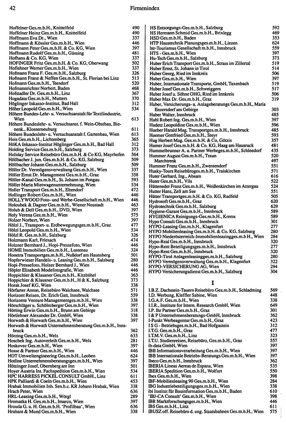 Inhaltsverzeichnis Compass 1992 - Seite 322