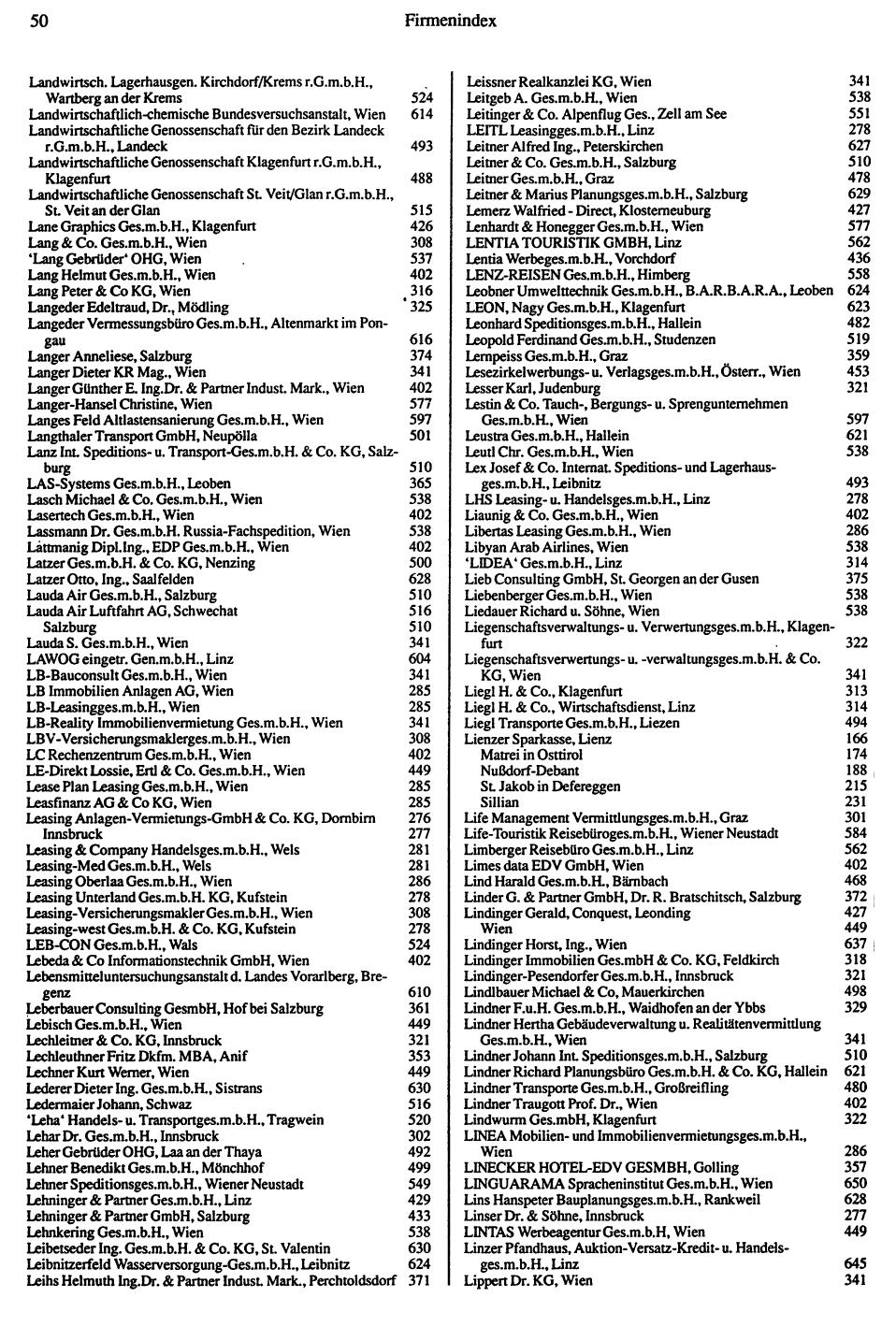 Inhaltsverzeichnis Compass 1992 - Seite 330