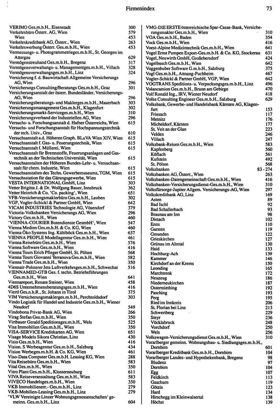 Inhaltsverzeichnis Compass 1992 - Page 353