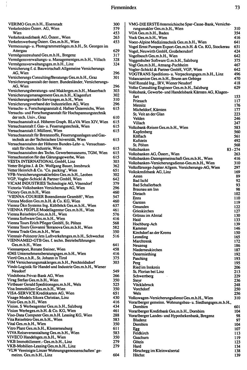 Inhaltsverzeichnis Compass 1992 - Seite 353