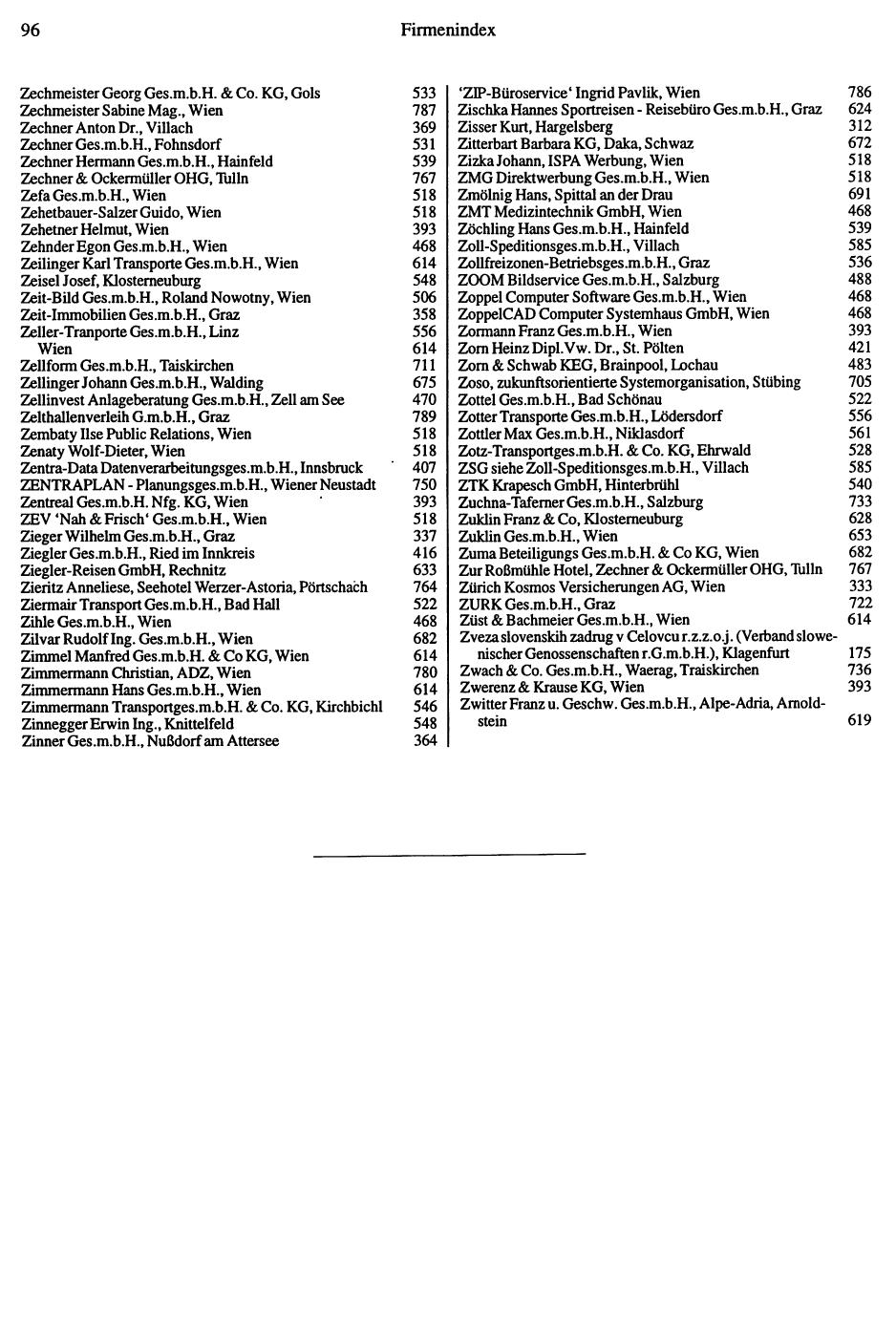 Dienstleistungs- und Behörden-Compass 1994/95 - Page 94