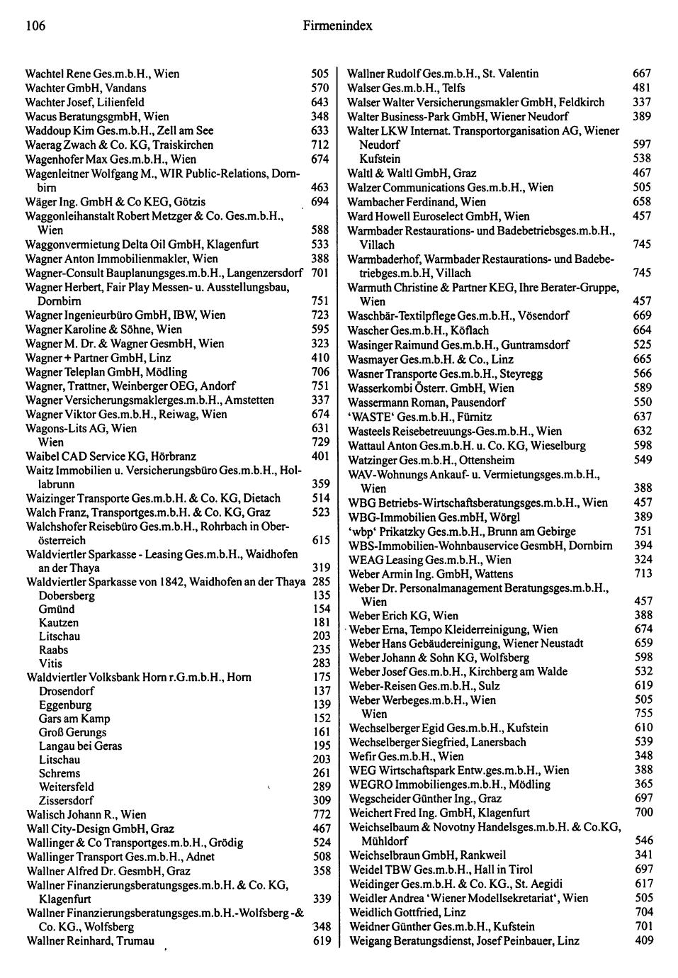 Dienstleistungs- und Behörden-Compass 1995/96 - Page 104