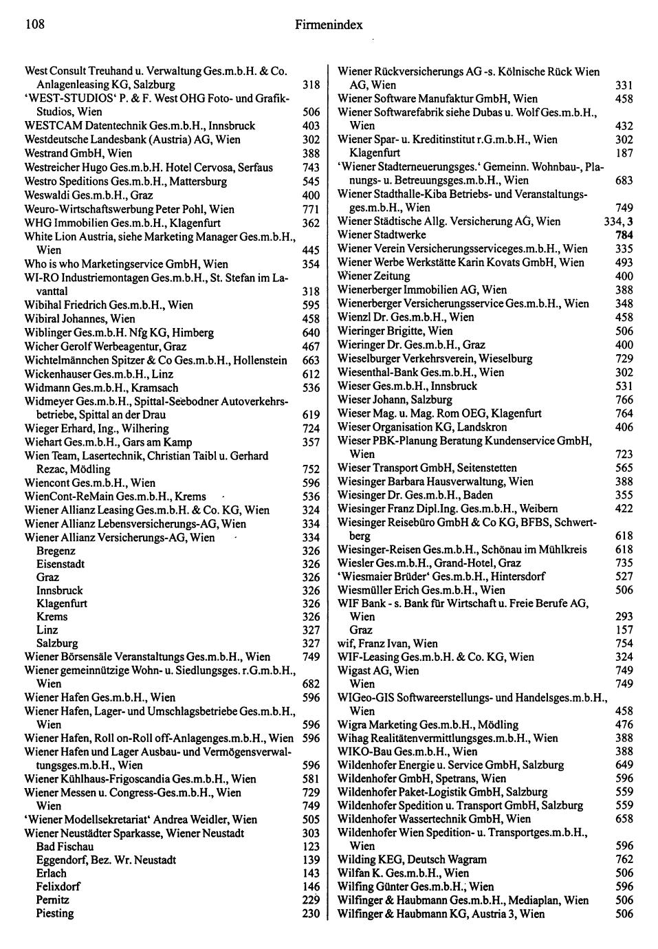 Dienstleistungs- und Behörden-Compass 1995/96 - Page 106