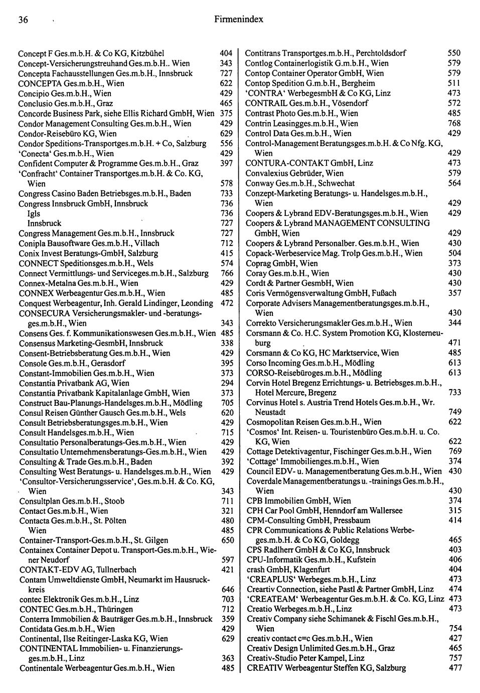 Dienstleistungs- und Behörden-Compass 1995/96 - Page 34