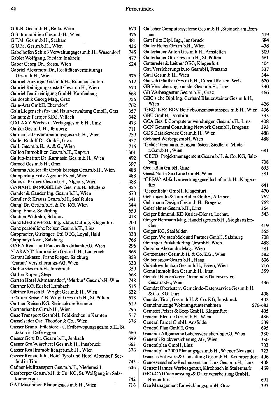 Dienstleistungs- und Behörden-Compass 1995/96 - Page 46