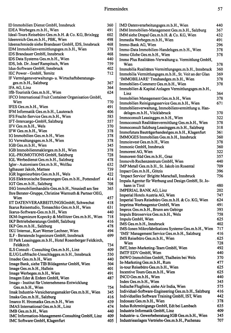 Dienstleistungs- und Behörden-Compass 1995/96 - Page 55