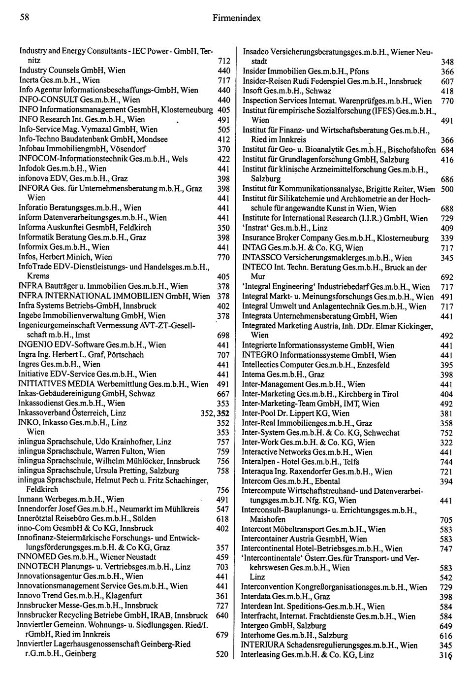 Dienstleistungs- und Behörden-Compass 1995/96 - Page 56