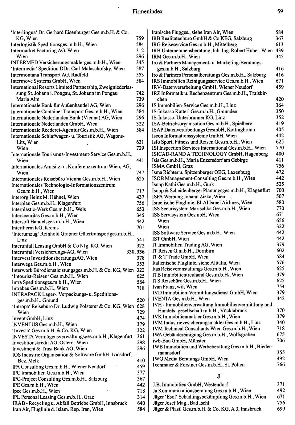 Dienstleistungs- und Behörden-Compass 1995/96 - Page 57
