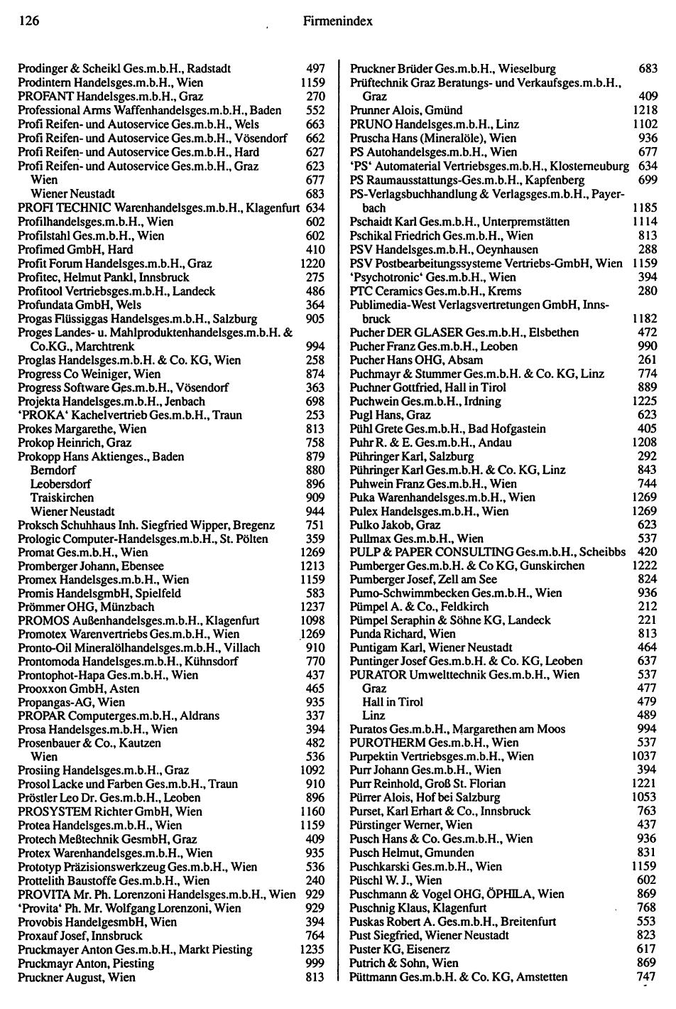 Inhaltsverzeichnis Compass 1992 - Seite 127